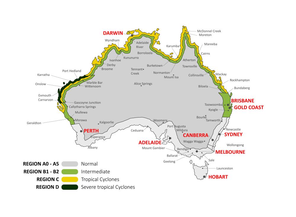 Wind Zone Map