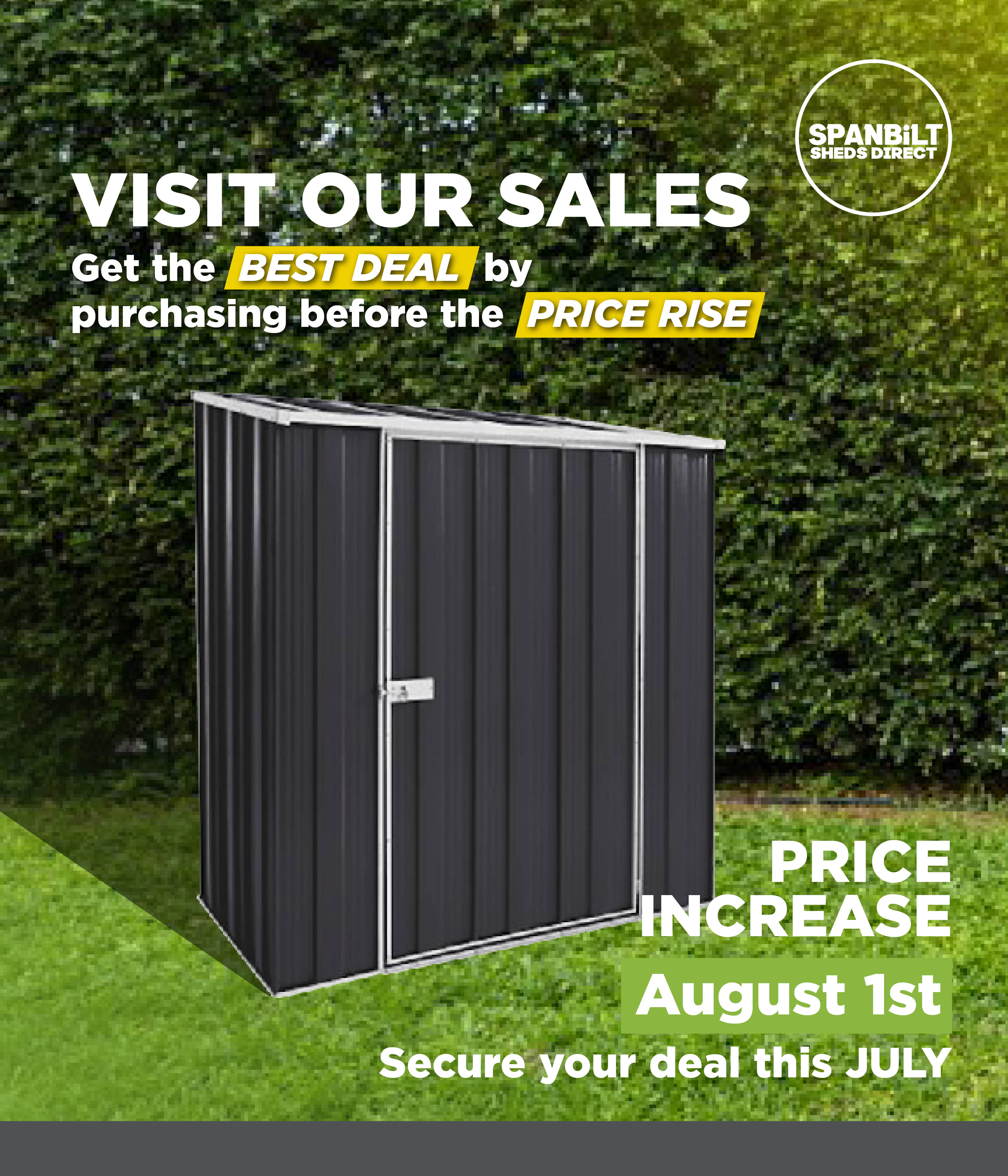 August Price Increase Announcement