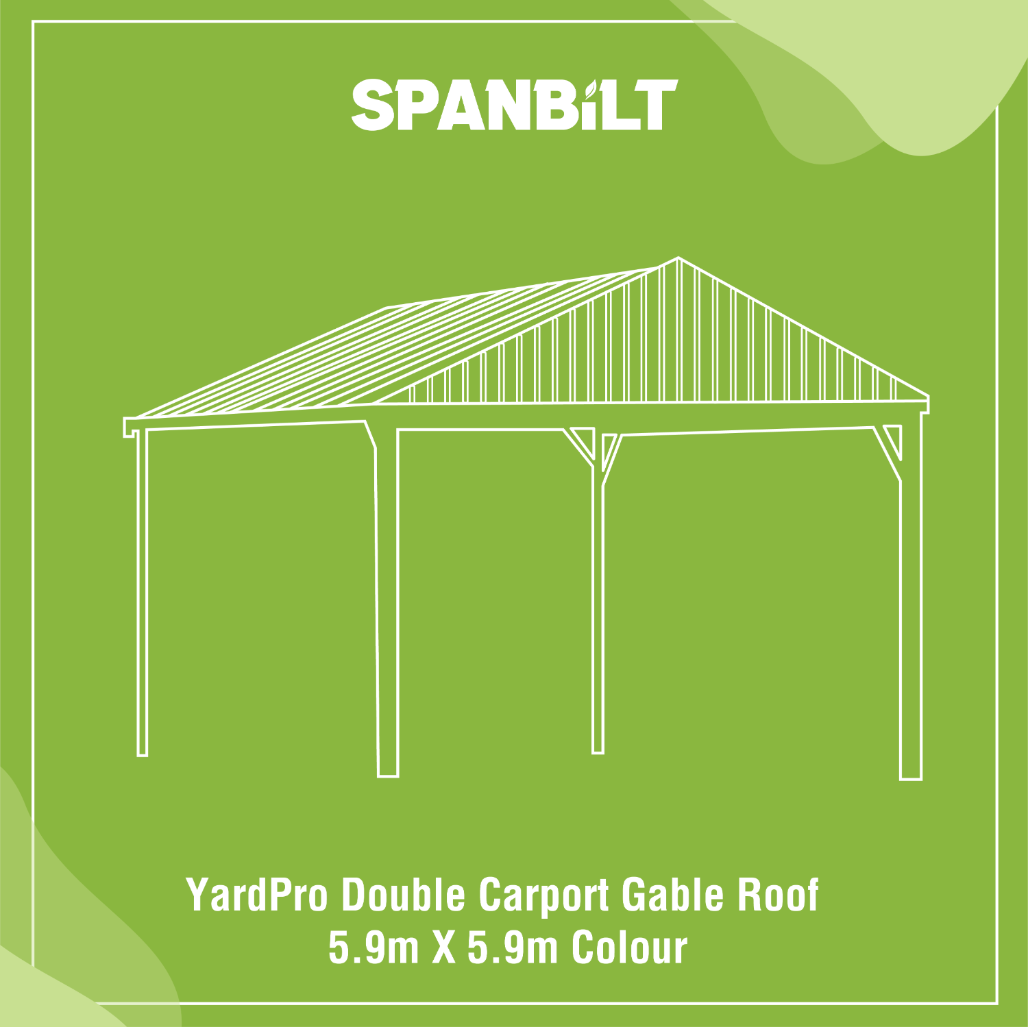 Double Gable Roof Carport - ENGINEERING PAPERS ONLY