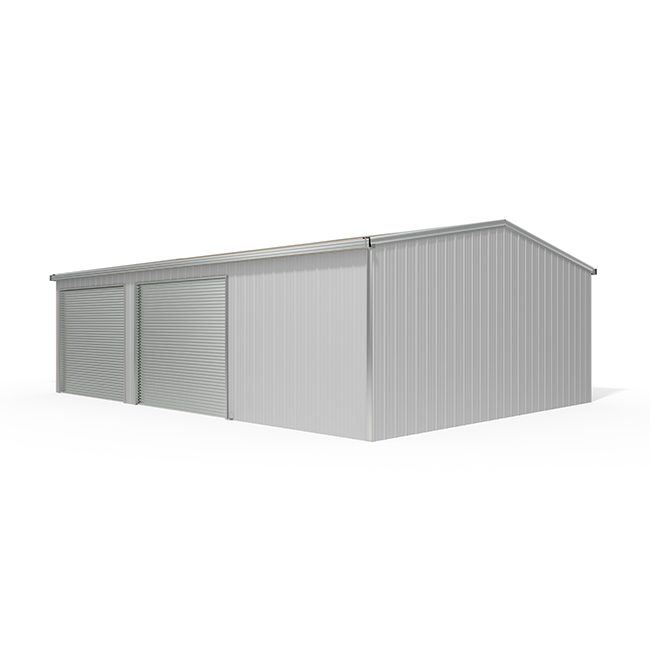  UBild Economy Double Garage with Workshop 8.69m x 6m with Roller Doors
